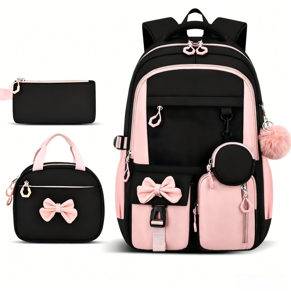 Student Backpack Set with Meal Bag and Pencil Case