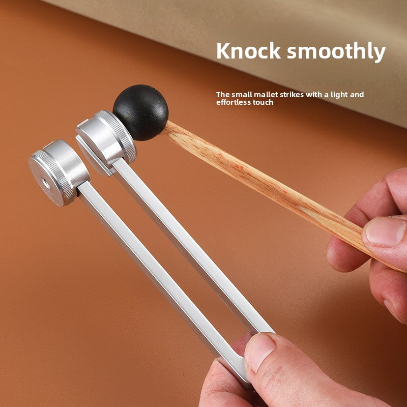Aluminum Alloy Tuning Forks Set with Leather Case