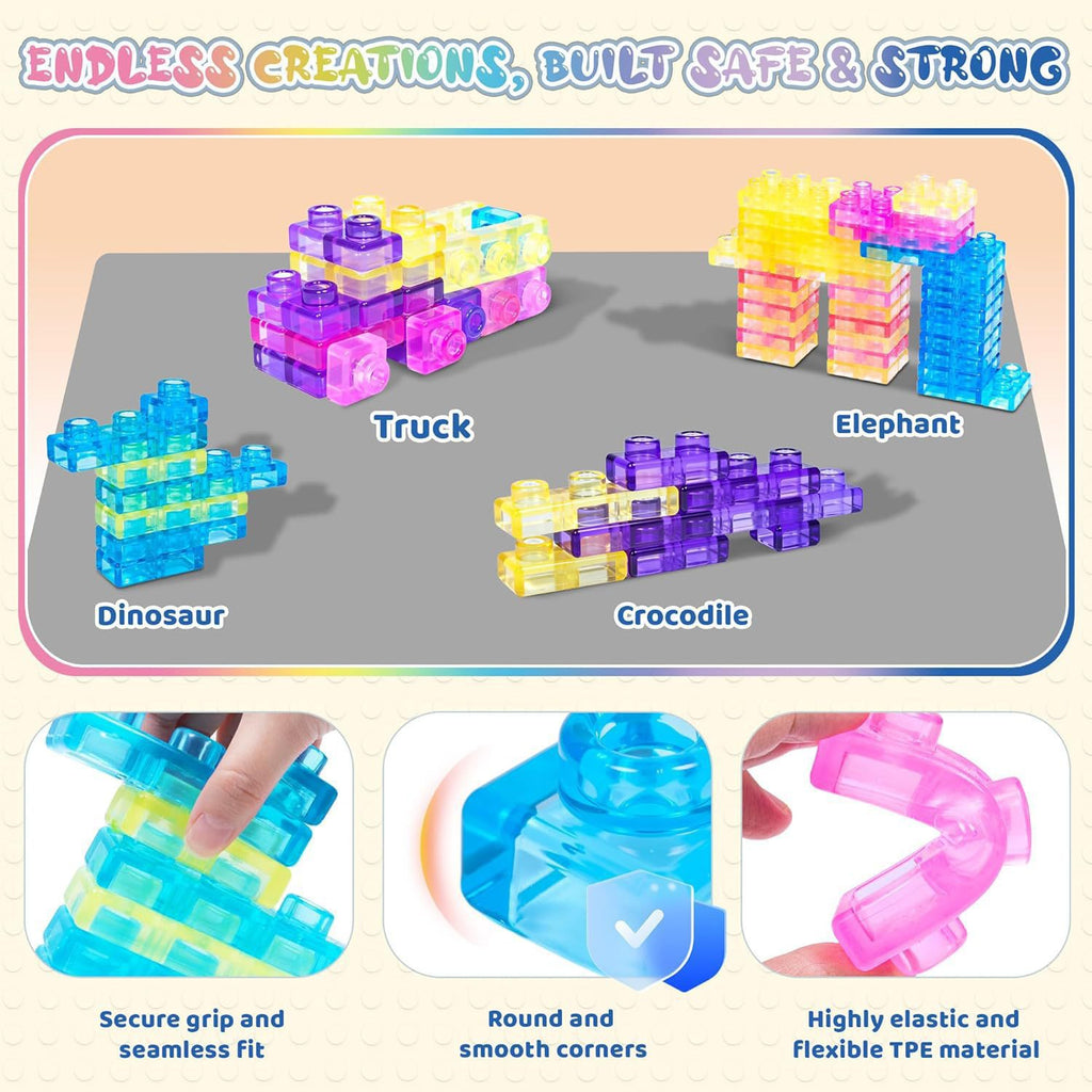 Squishy Jelly Building Blocks Stress Relief Toys