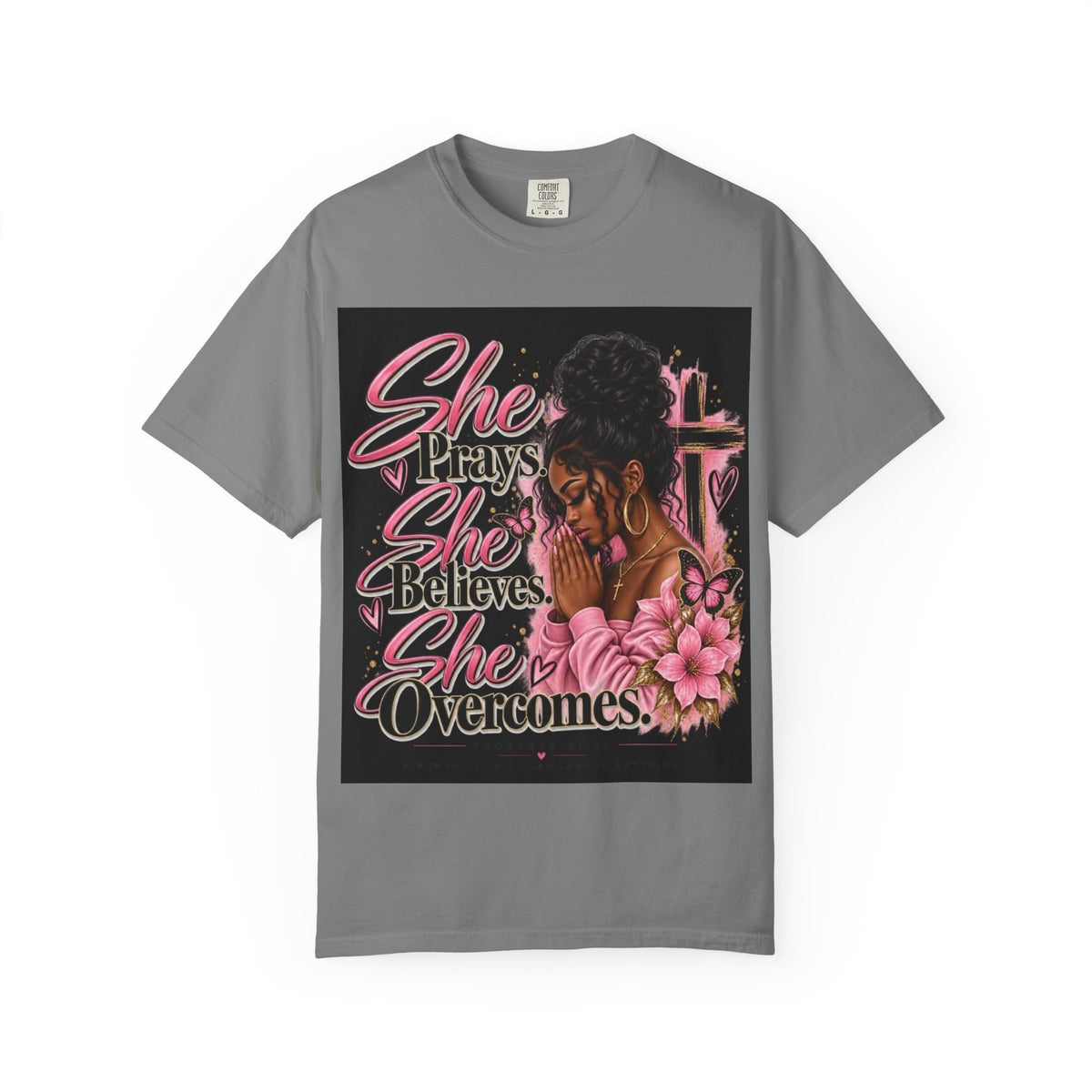 She Prays-T-shirt