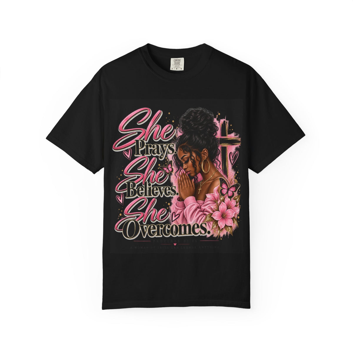 She Prays-T-shirt
