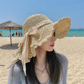 Handwoven Crochet Straw Sun Hat