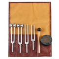 Aluminum Alloy Tuning Forks Set with Leather Case