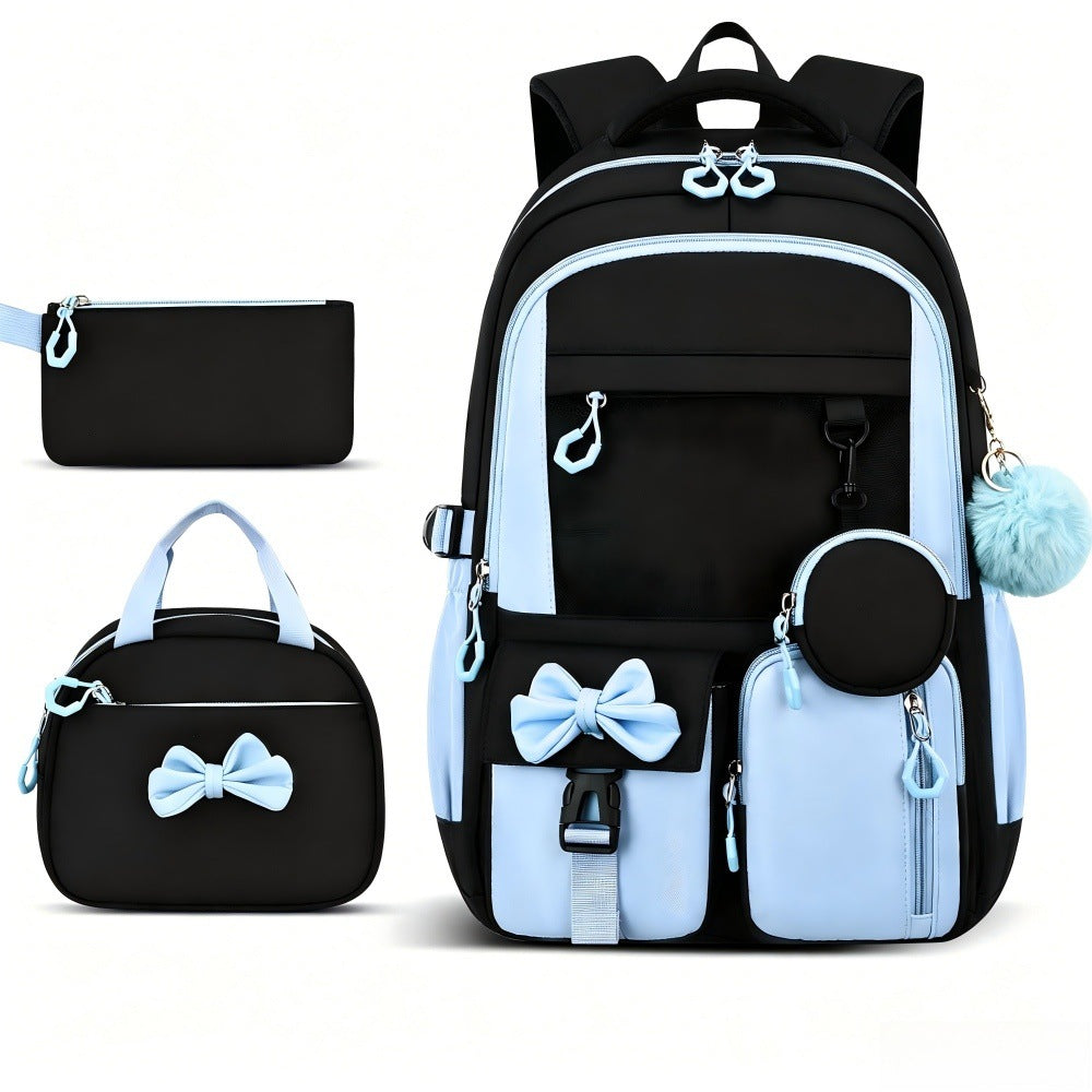 Student Backpack Set with Meal Bag and Pencil Case