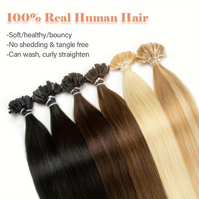 Real human hair extensions