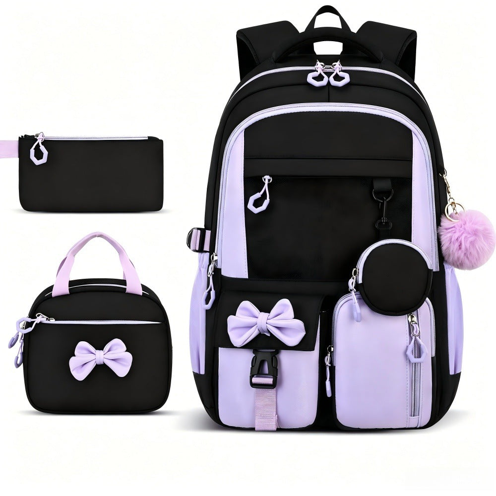 Student Backpack Set with Meal Bag and Pencil Case