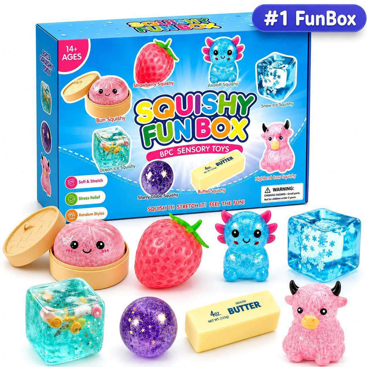 Maltose Stress Relief Squeeze Toy set
