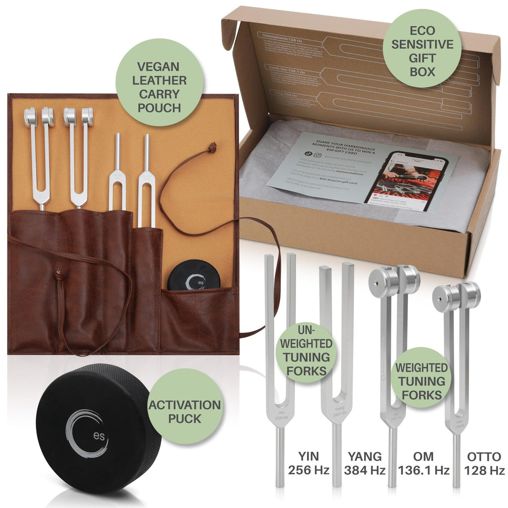 Therapeutic Resonance Tuning Forks for Relaxation and Healing