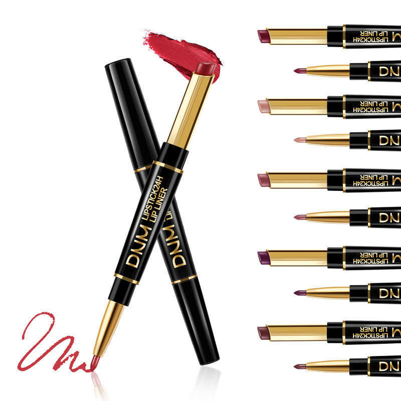 Double-Ended Matte Lipstick Lip Liner
