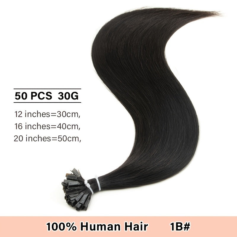 Real human hair extensions