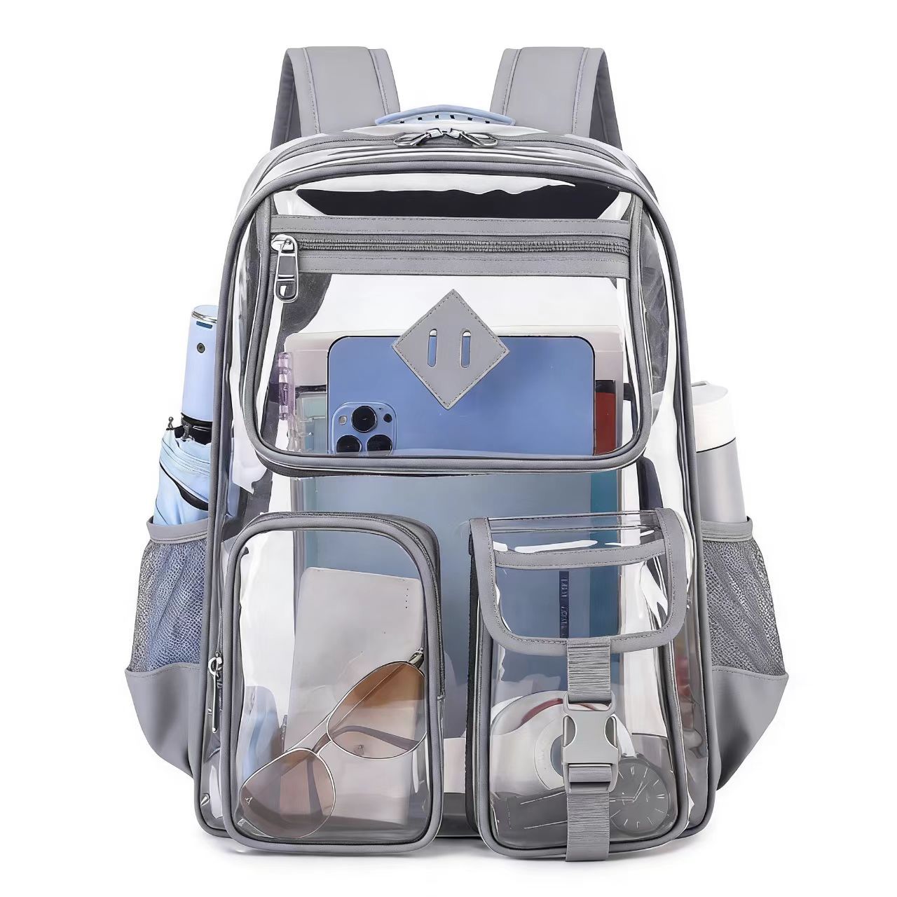 Transparent backpack