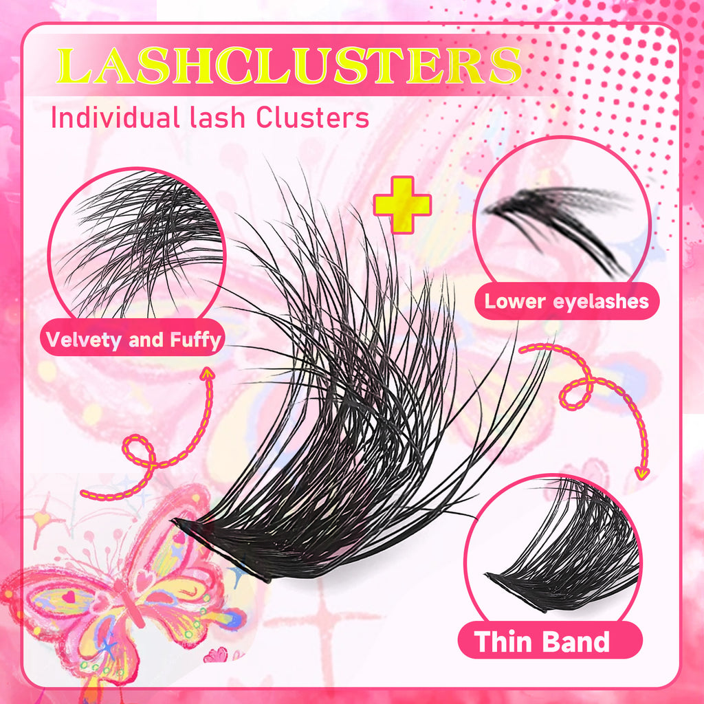 Fluffy Volume False Eyelashes Lower Lashes