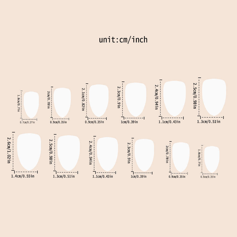 Press-On Nails Almond Shape