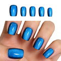 Summer Sparkling Short Square Cat-Eye Press-On Nails Collection: Elegant, Skin-Brightening Nail Art, New Design, Colorful Nail Strips