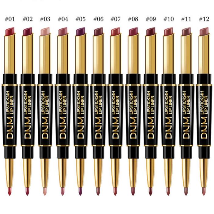 Double-Ended Matte Lipstick Lip Liner