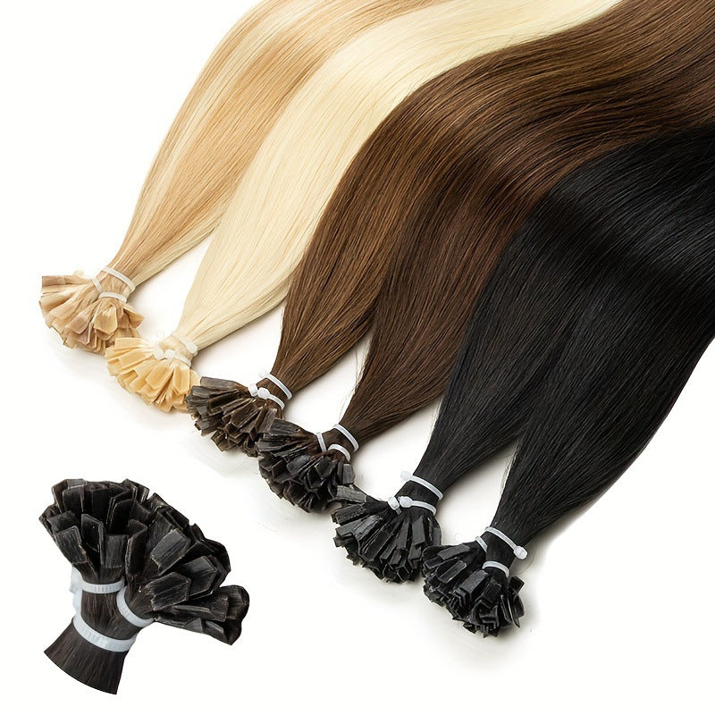 Real human hair extensions
