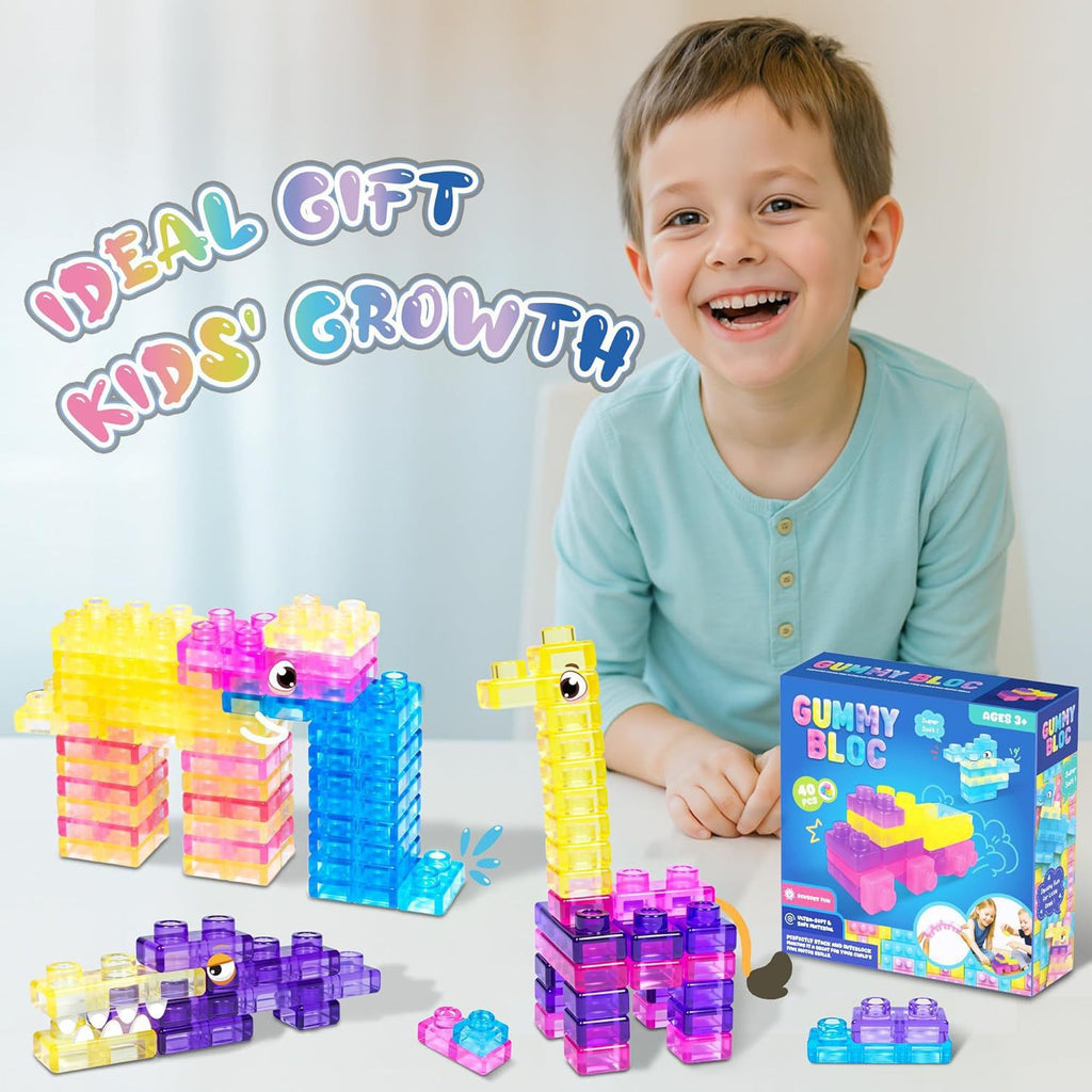 Squishy Jelly Building Blocks Stress Relief Toys