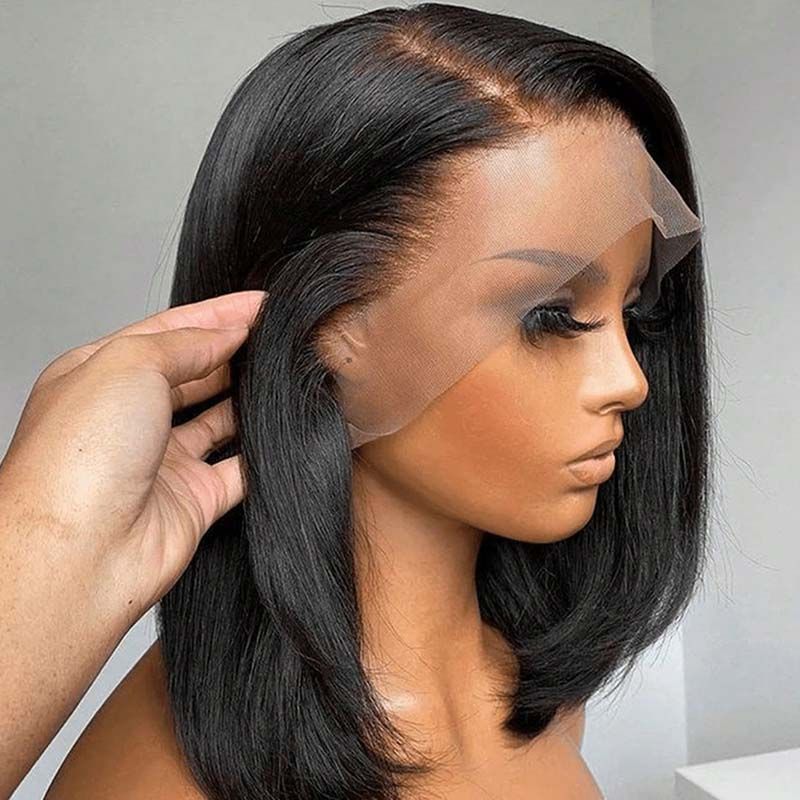 100% Human Hair Bob Wig – Lace Front