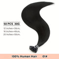 Real human hair extensions