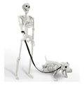 Lighted Human & Dog Skeleton Halloween Decorations