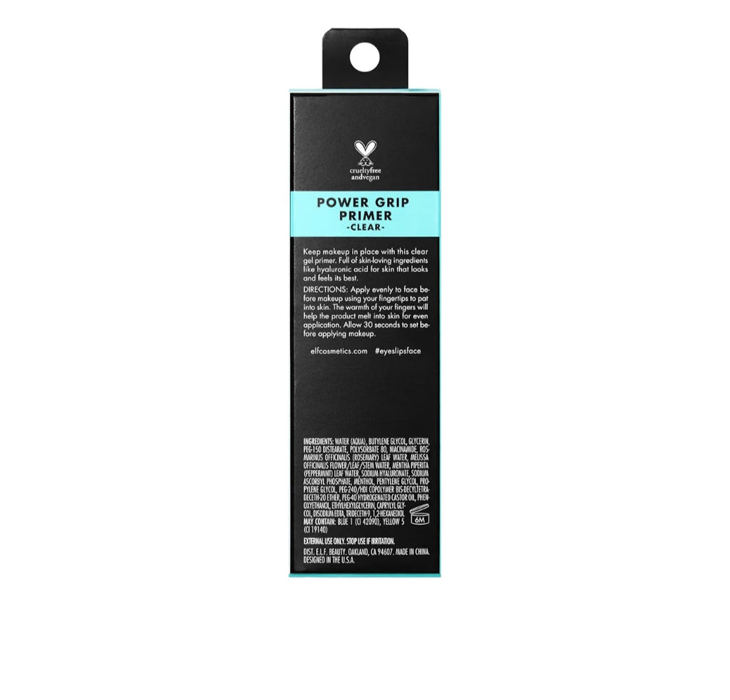 e.l.f. Power Grip Primer, Gripping & Hydrating Gel Primer, 0.811 Fl Oz