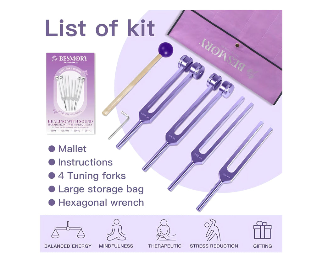 Tuning Forks For Healing Set