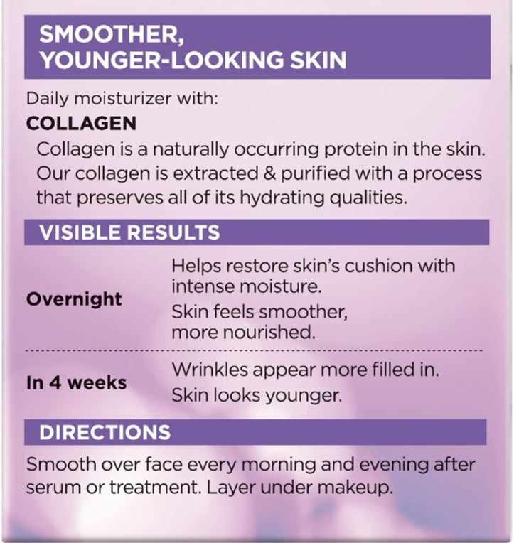 L’Oreal Paris Collagen Daily Face Moisturizer