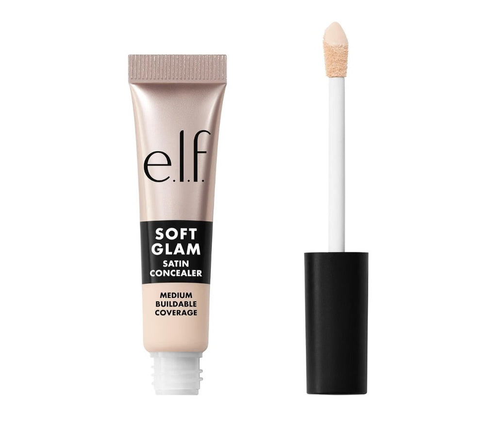 e.l.f. Soft Glam Satin Concealer, Medium Coverage, 10 Fair Cool