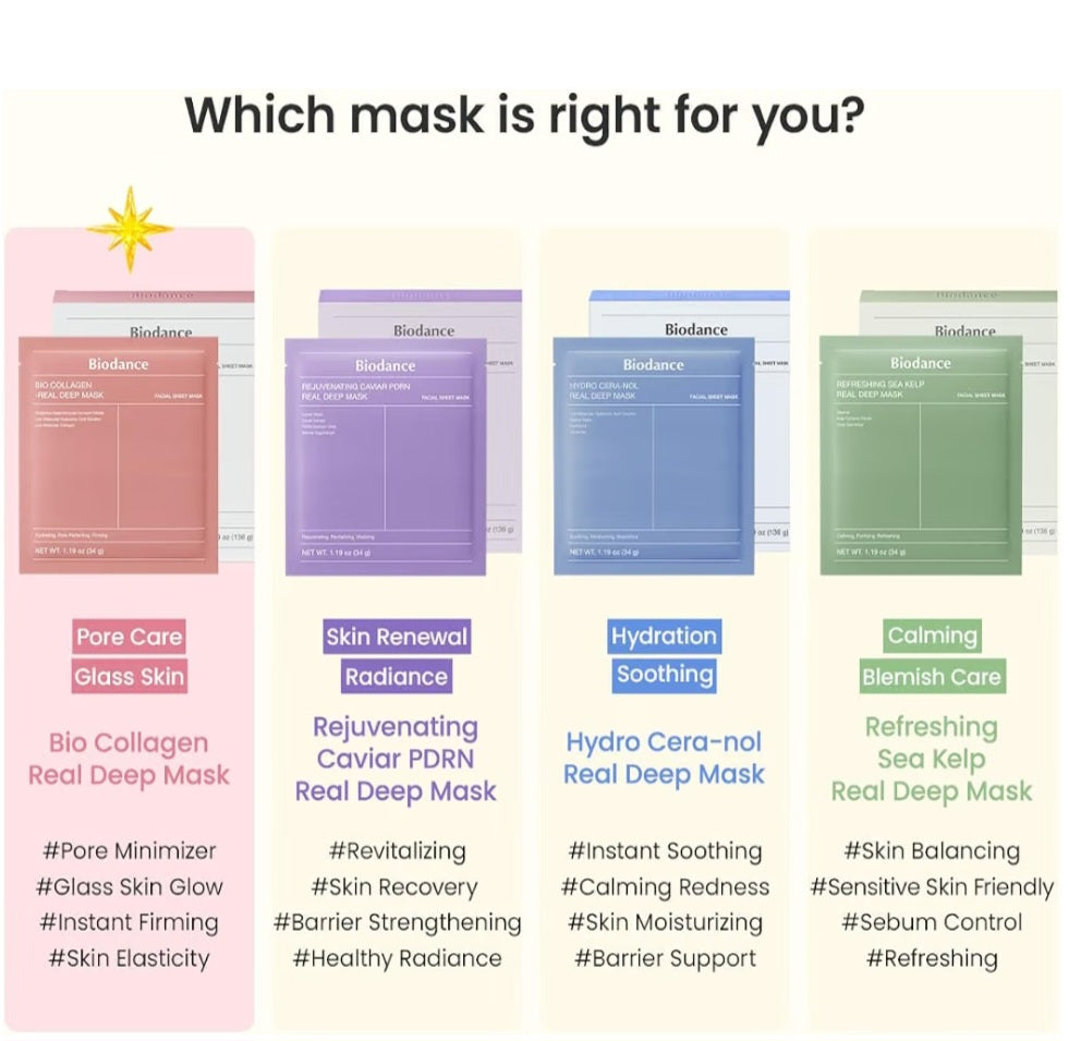 BIODANCE Bio-Collagen Real Deep Mask