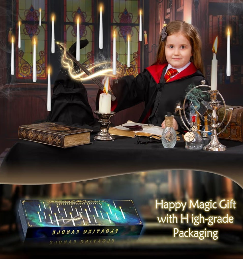 Flameless Floating Candles with Wand