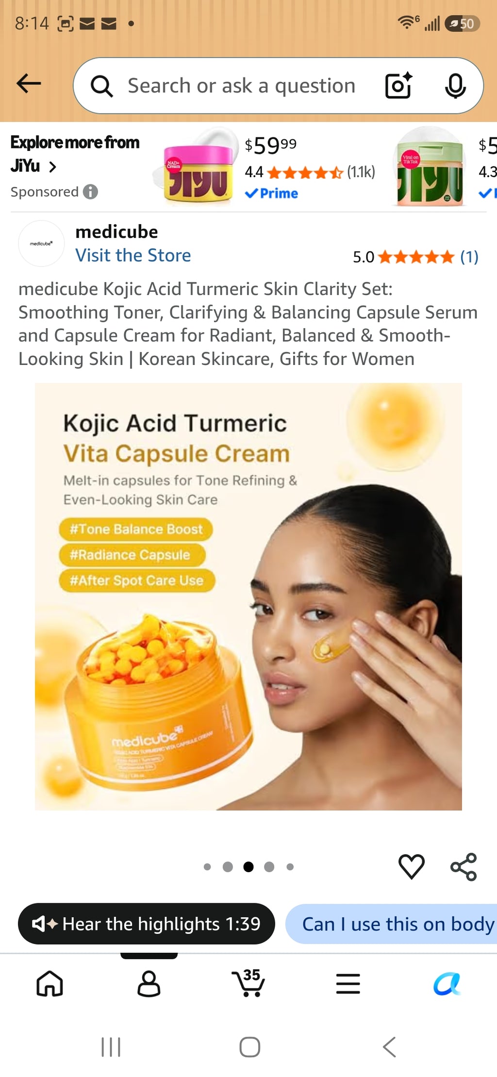 medicube Kojic Acid Turmeric Skin Clarity Set
