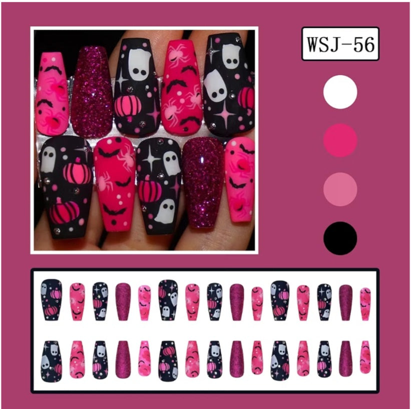 30Pcs Halloween Press on Nails