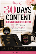 30 Days Of Content