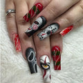 Halloween Press on Nails Long