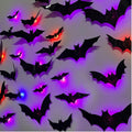 DR.DUDU 36 Pack Halloween Bats Wall Decor Halloween Decorations Indoor
