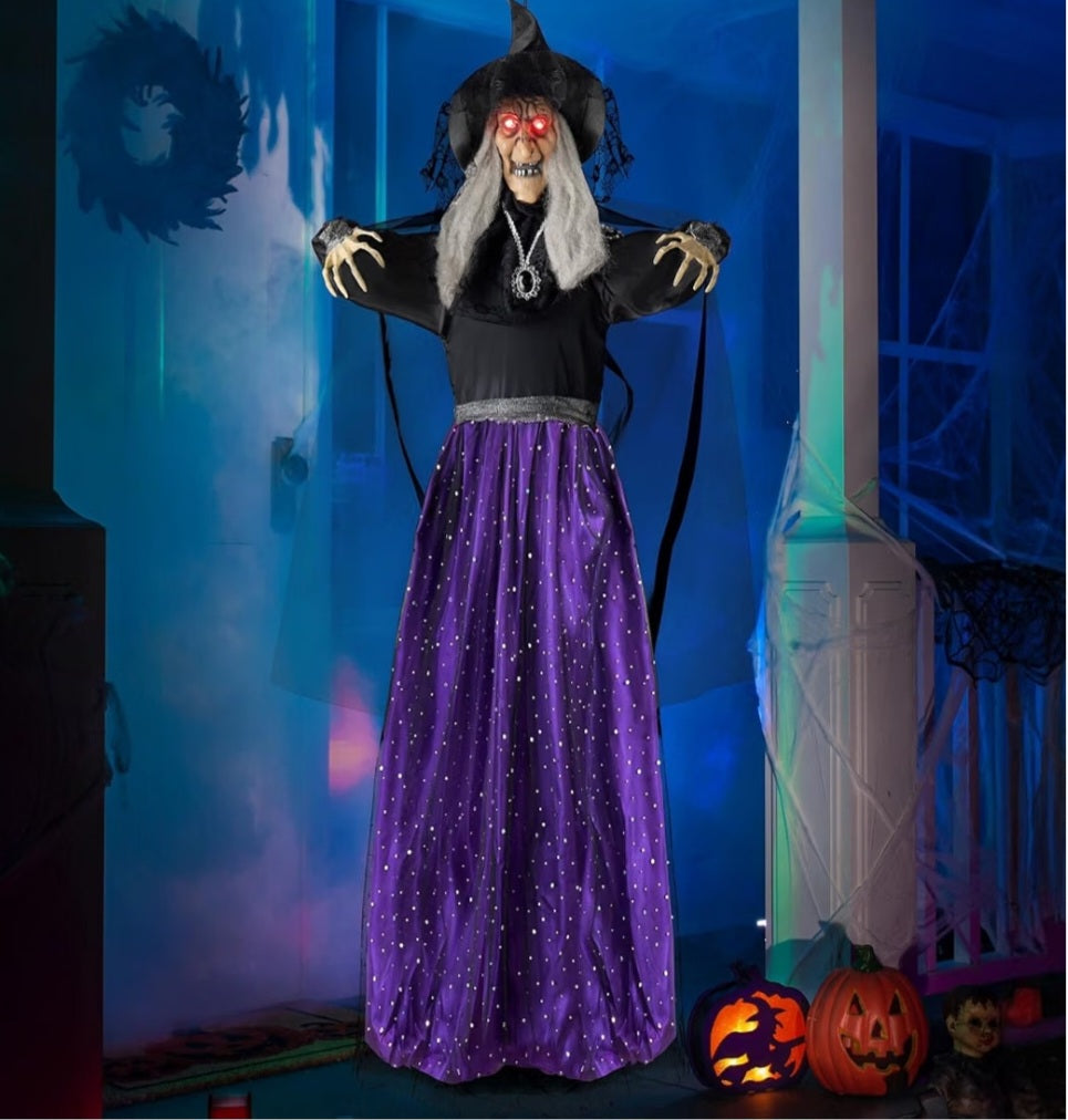 JOYIN 47” Animated Witch Halloween Decorations