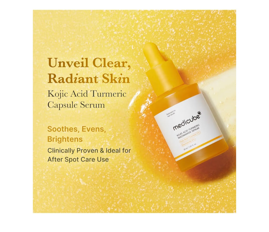 medicube Kojic Acid Turmeric Clarifying Capsule Serum for Troubled Skin