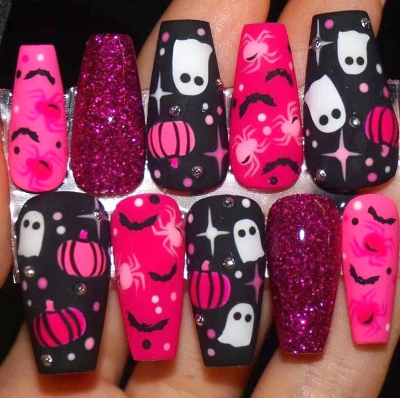 30Pcs Halloween Press on Nails