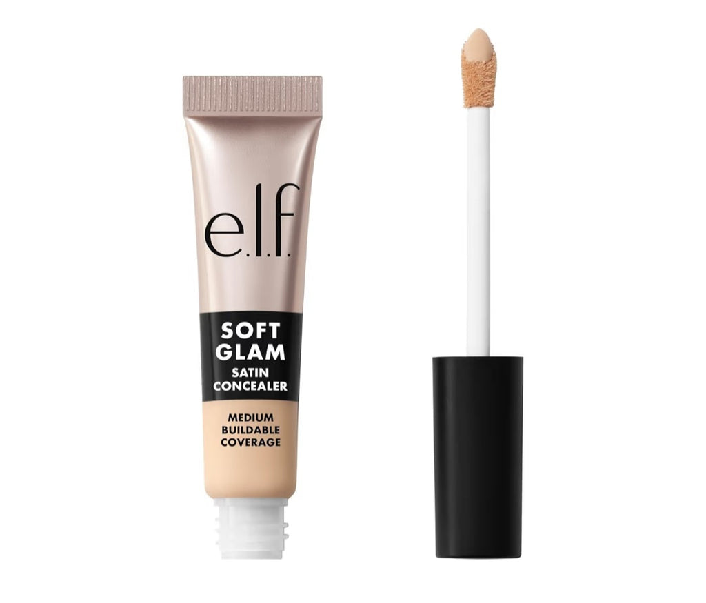 e.l.f. Soft Glam Satin Concealer, Medium Coverage, 13 Fair Neutral