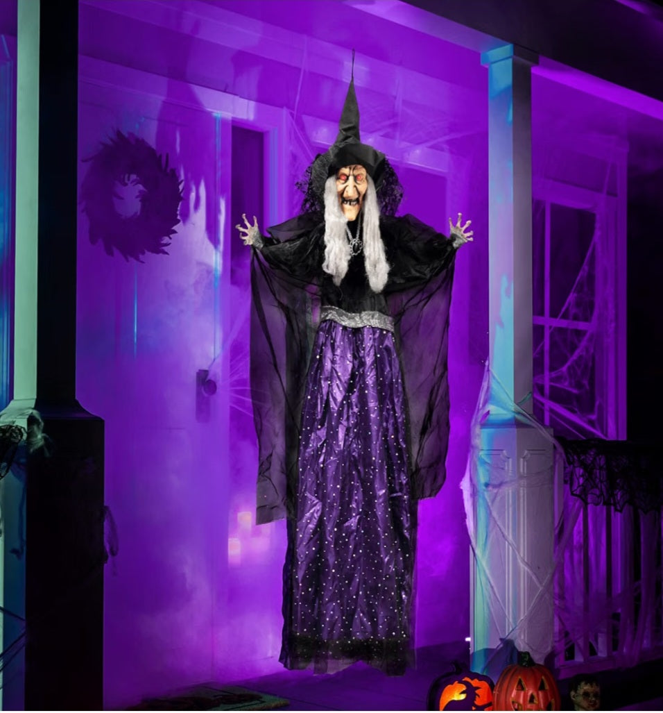 JOYIN 47” Animated Witch Halloween Decorations