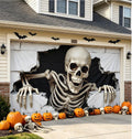 7 x 16 ft Halloween Garage Door Cover Halloween Decorations Outdoor