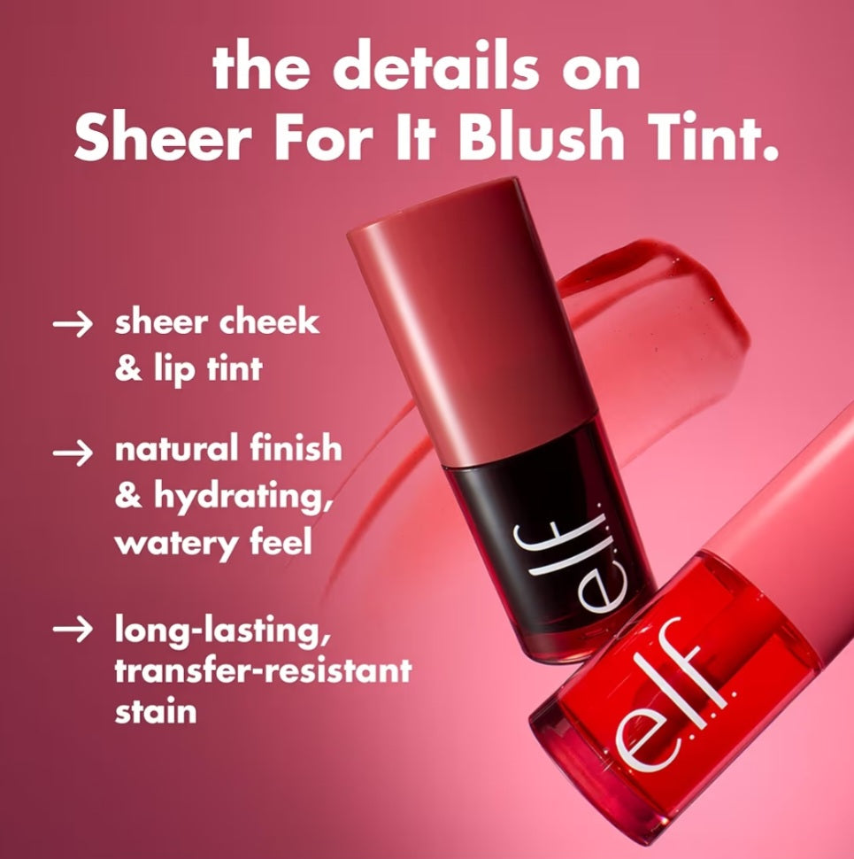 e.l.f. Sheer For It Blush Tint, Cherry Cola