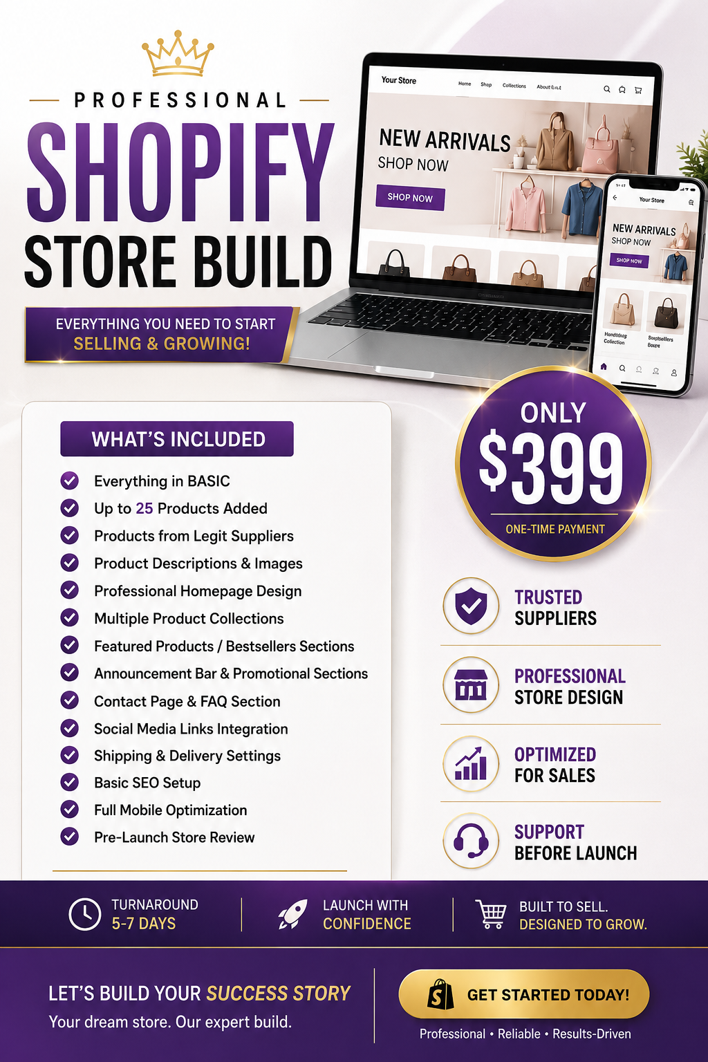 Professional Shopify Store Build Plan
