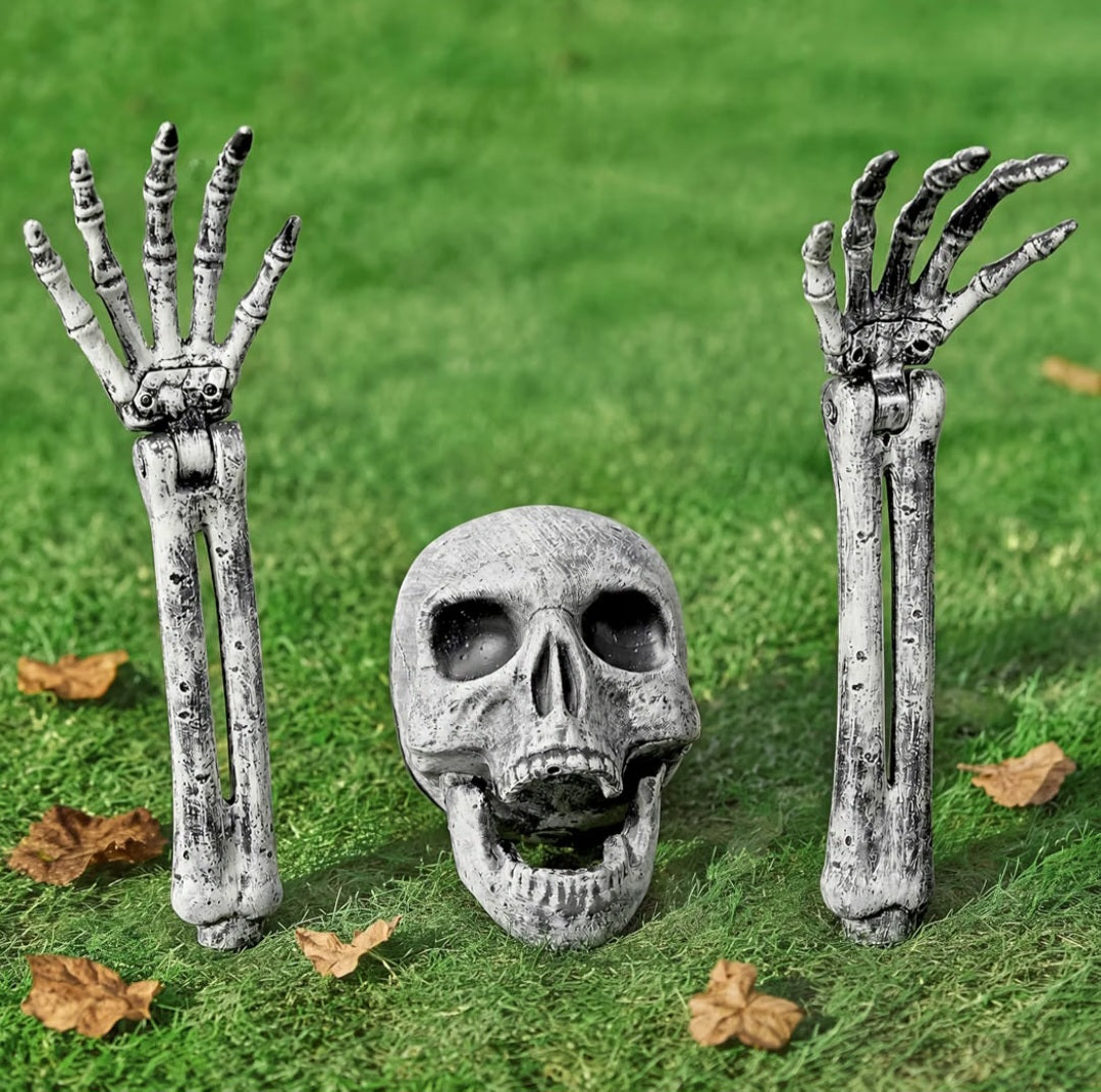 JOYIN 3 Pcs Halloween Skeleton Decorations