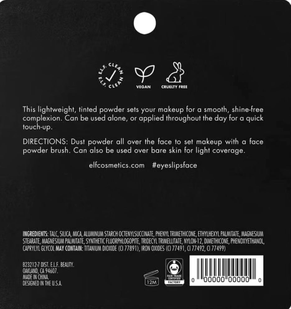 e.l.f. Prime & Stay Finishing Powder
