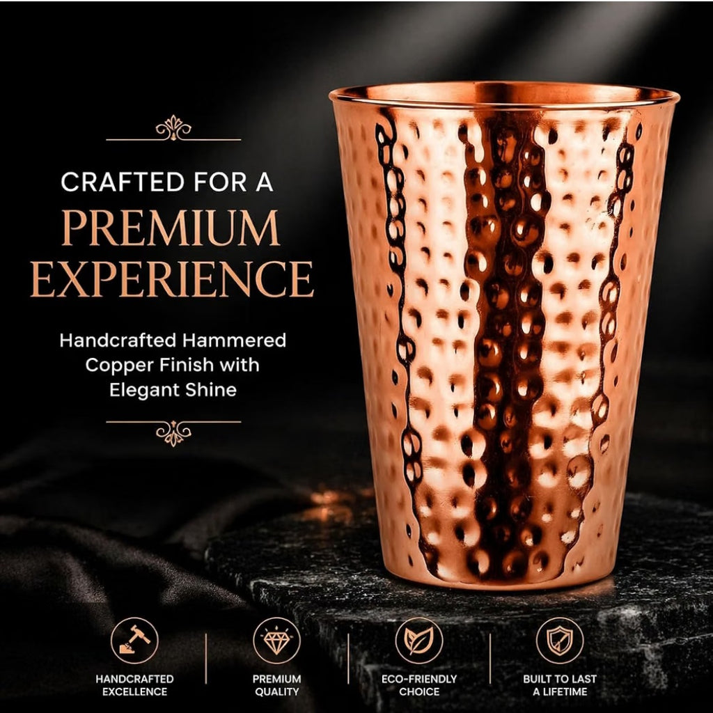 100% Pure Copper Tumblers
